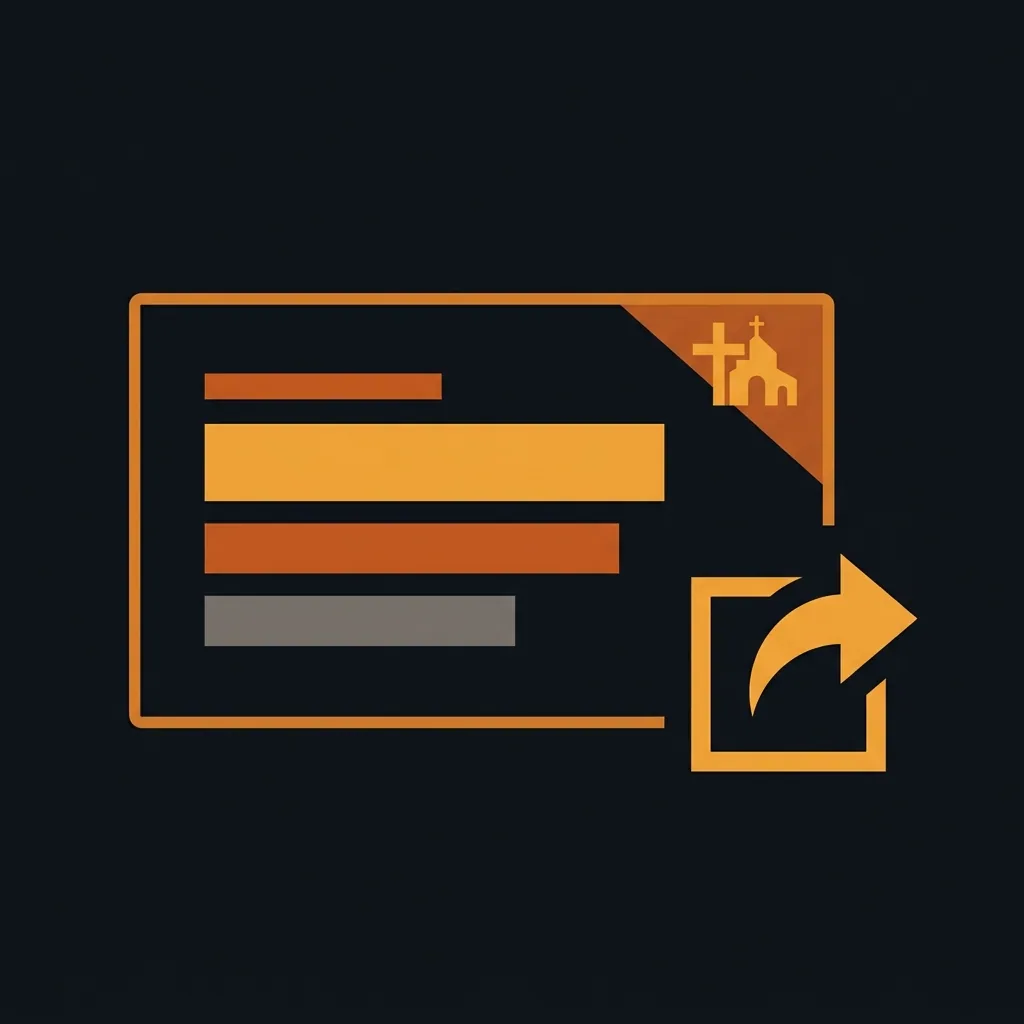 Sermon Thumbnail Creator application showing layers and canvas editing